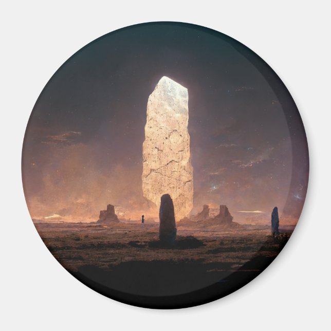 Aimant Le Monolithe 4 Imaginaire Sci-Fi (Devant)
