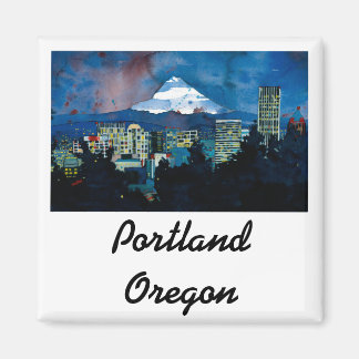 Aimant Le mont Hood en hiver