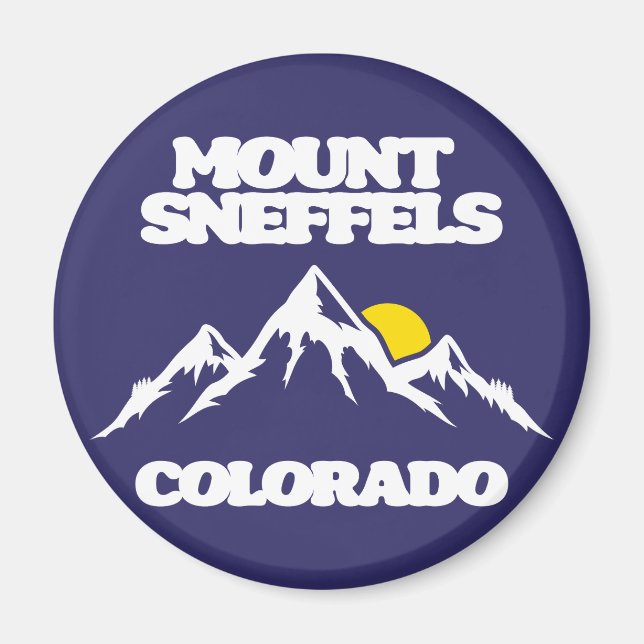 Aimant Le mont Sneffels Colorado (Devant)