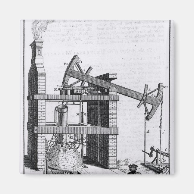 Aimant Le moteur pour lever l'eau par le feu (Devant)