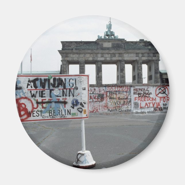 Aimant Le mur de Berlin (Devant)