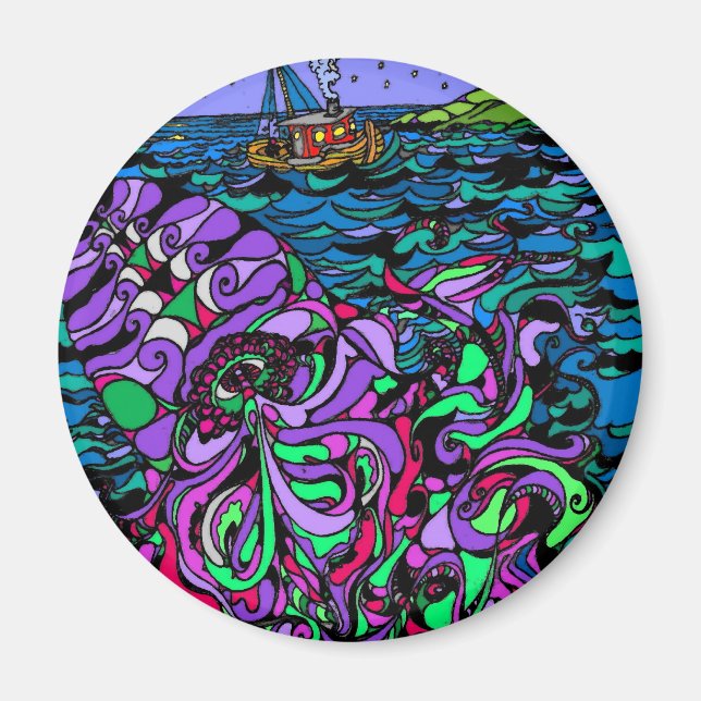 Aimant Le mystère des océans (Devant)