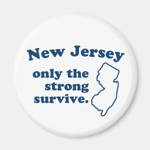 Aimant Le New Jersey Seule La Forte Survie
