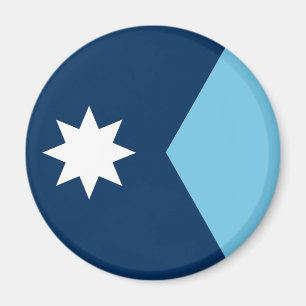 Aimant Le nouveau drapeau de l'État du Minnesota