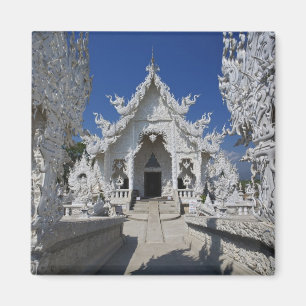 Aimant Le nouveau temple entièrement blanc de Wat Rong Kh