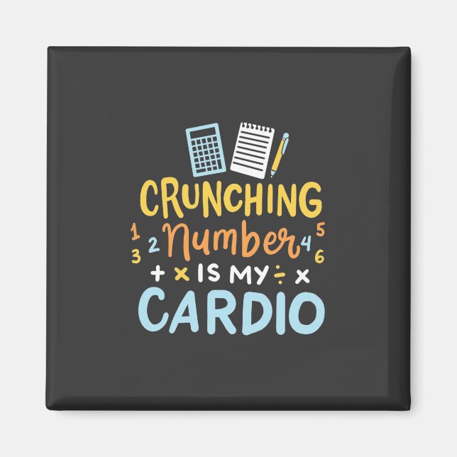 Aimant Le Numéro D'Arrêt Comptable Est Mon Cardio (Devant)