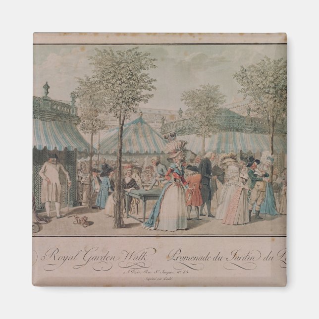 Aimant Le Palais Royal Garden Walk, 1787 (Devant)