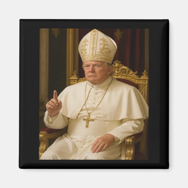 Aimant Le pape Trump (Devant)