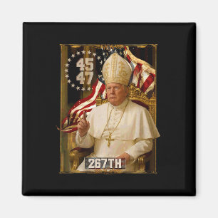 Aimant Le pape Trump et le président Trump