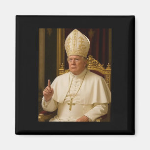 Aimant Le pape Trump et le président Trump