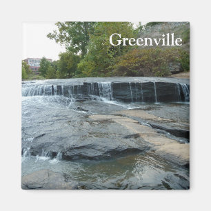 Aimant Le parc de Greenville Falls sur le reedy Photo Mag