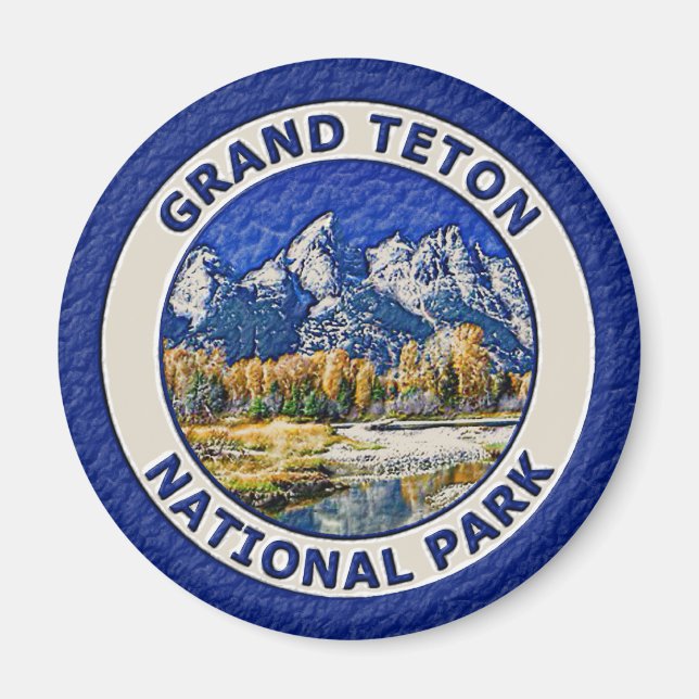 Aimant Le Parc national de Grand Teton (Devant)