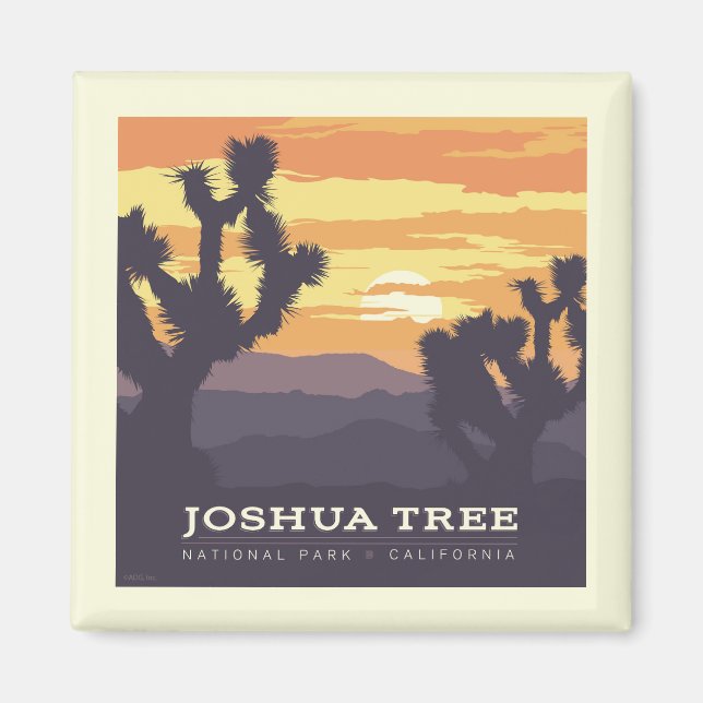 Aimant Le Parc national de Joshua Tree | Californie (Devant)