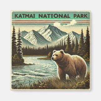 Aimant Le Parc national de Katmai