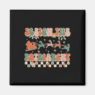 Aimant Le patriarcat féministe féministe Mème Rétro Chris