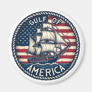 Aimant Le Patriotique Du Golfe Des Etats-Unis