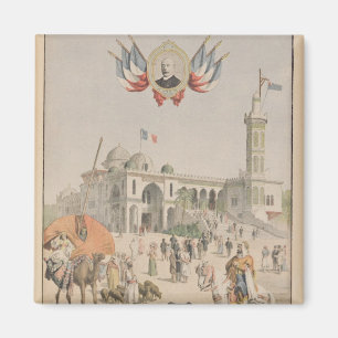 Aimant Le pavillon algérien à l'exposition universelle