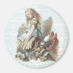 Aimant Le pays des merveilles d'Alice favorise l'art