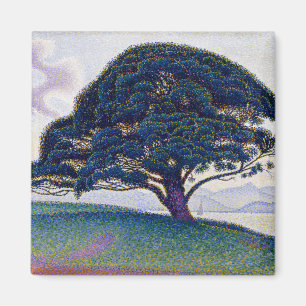 Aimant Le Pin Bonaventure, peinture à l'huile, Paul Signa