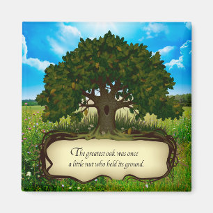 Aimant Le plus grand chêne était jadis un petit noyer q