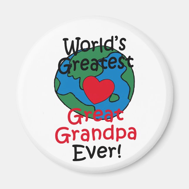 Aimant Le plus grand grand grand grand coeur du monde (Devant)