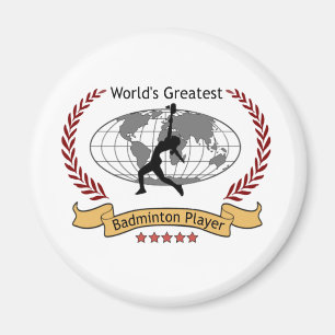 Aimant Le plus grand joueur de badminton du monde