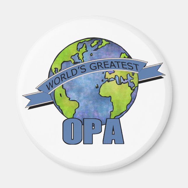 Aimant Le plus grand Opa du monde (Devant)