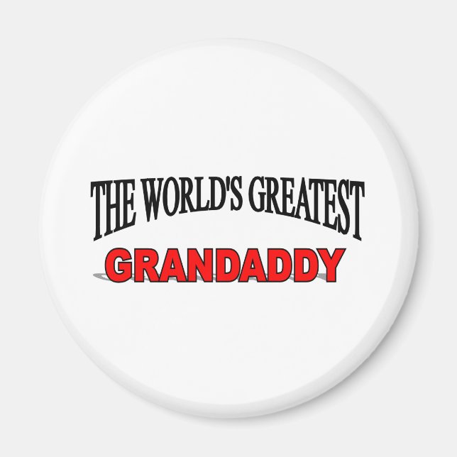 Aimant Le plus grand papa du monde (Devant)
