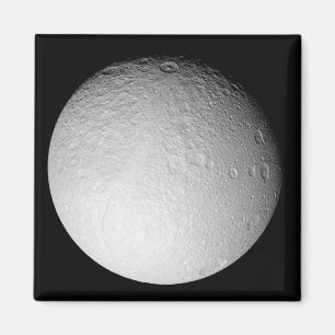 Aimant Le pôle Sud de la lune de Saturne Tethys