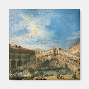 Aimant Le pont du Rialto du Sud par Canaletto