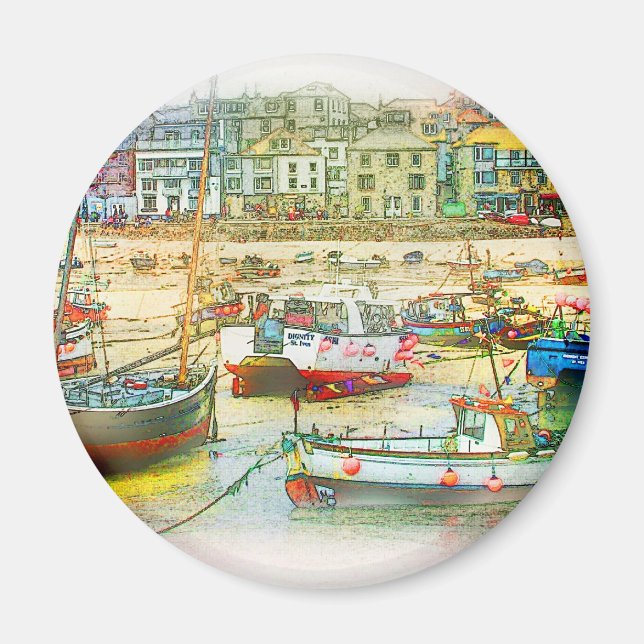 AIMANT LE PORT EN TANT QUE PEINTURE (Devant)