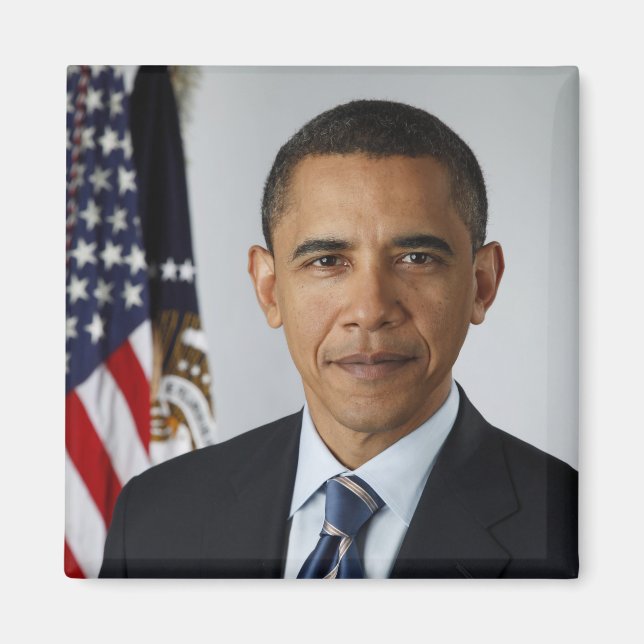 Aimant Le président Barack Obama, 1er mandat Portrait Off (Devant)
