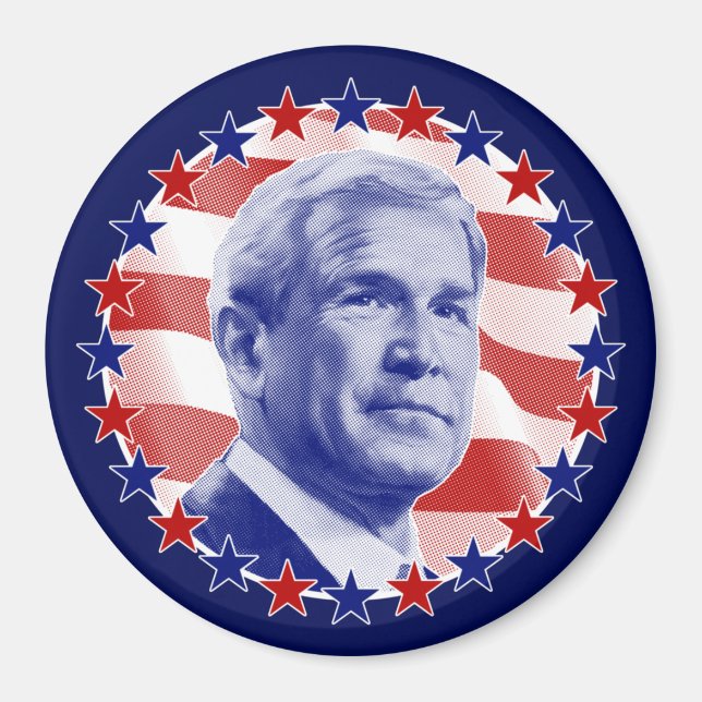 Aimant Le président George W. Bush s'évertue (Devant)