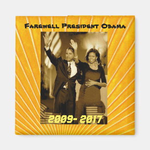 Aimant Le président Obama et la première dame Michelle Ob