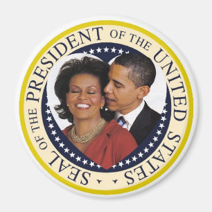Aimant Le Président Obama Keepsake Large 3"