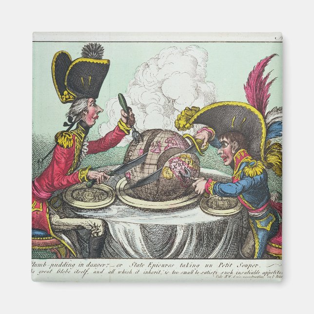 Aimant Le Pudding de Plum en danger, 1805 (Devant)