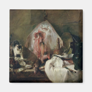 Aimant Le rayon ou, l'intérieur de cuisine, 1728