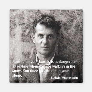 Aimant Le repos sur vos lauriers est comme Dan…