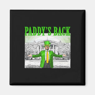 Aimant Le retour de Paddy Drôle Trump Saint-Patrick Chanc