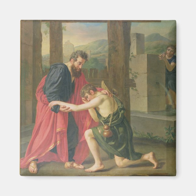 Aimant Le retour du fils prodigue, 1823 (huile dans canva (Devant)