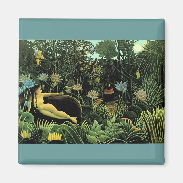 Aimant Le rêve d'Henri Rousseau (1910) (Devant)