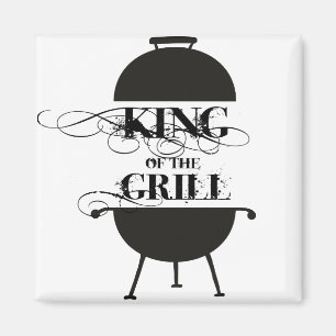 Aimant Le Roi Du Grill