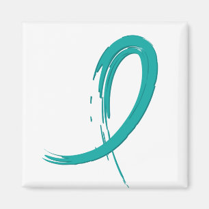 Aimant Le ruban turquoise A4 de PCOS
