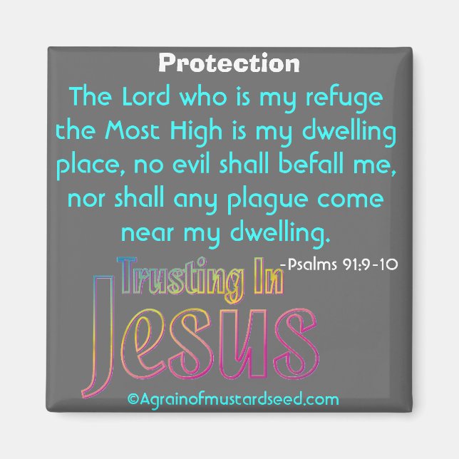 Aimant Le Seigneur est mon refuge Citations bibliques (Devant)