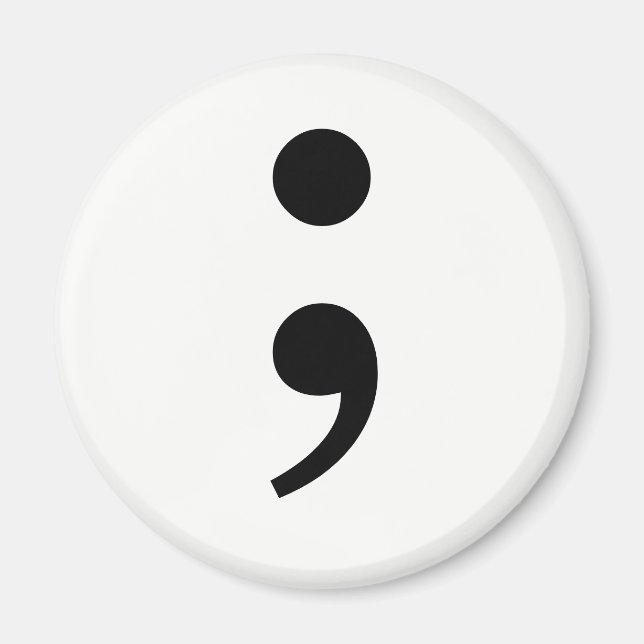 Aimant Le Semicolon (Devant)