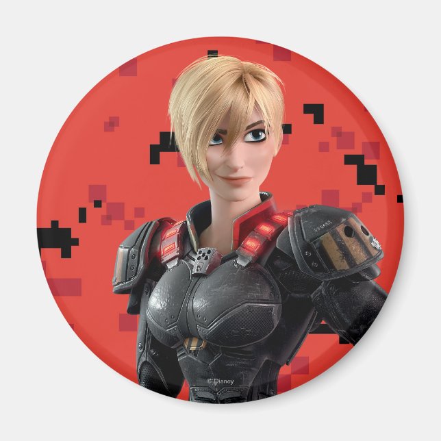 Aimant Le sergent Tammy Calhoun avec la main sur la hanch (Devant)