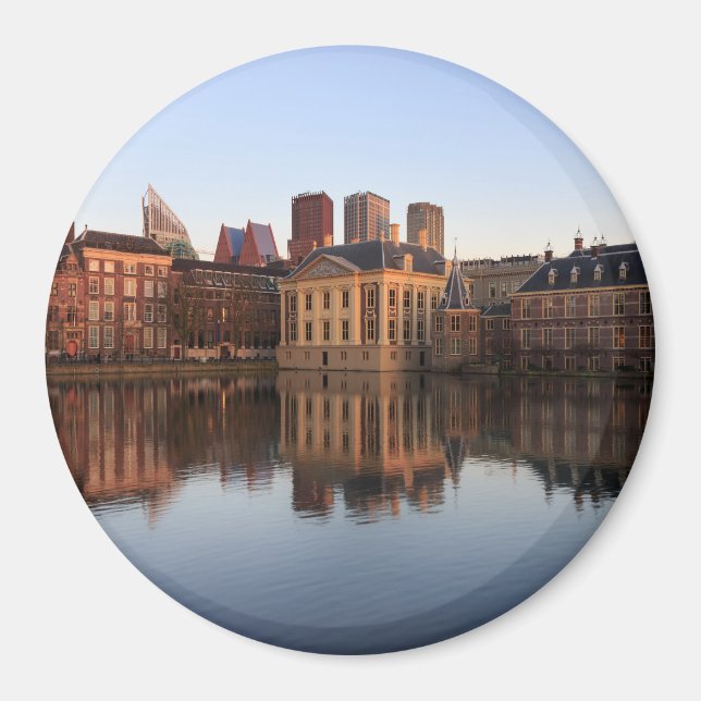 Aimant Le skyline de La Haye dans la Pays-Bas (Devant)