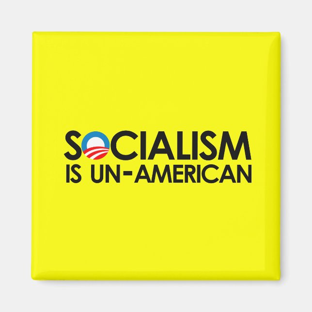 Aimant Le socialisme est non-américain (Devant)