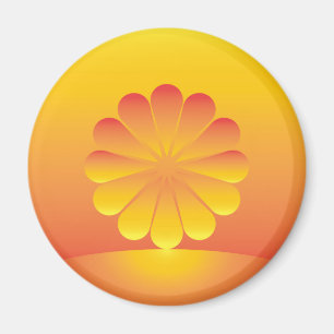 Aimant le soleil se lève