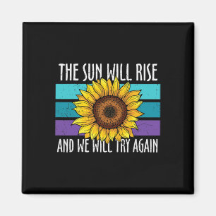 Aimant Le soleil se lèvera Tournesol Prévention du suicid